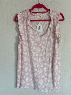 Lime & Chili Pink Sleeveless Top NWT